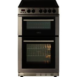 Belling FS50EDOPC 50cm Double Oven Electric Ceramic Cooker in Stainless Steel